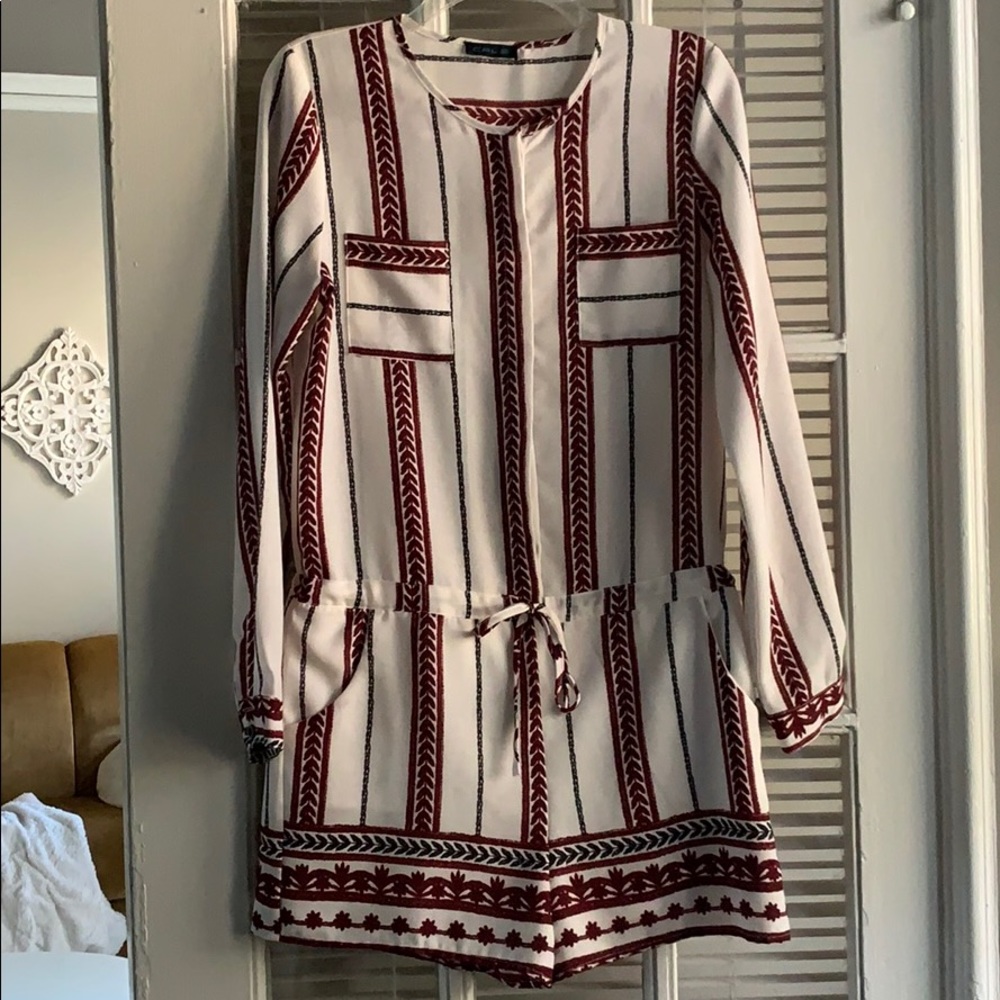 Long sleeve romper